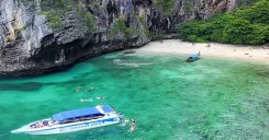 Phi Phi Islands and Bamboo Island by Speedboat